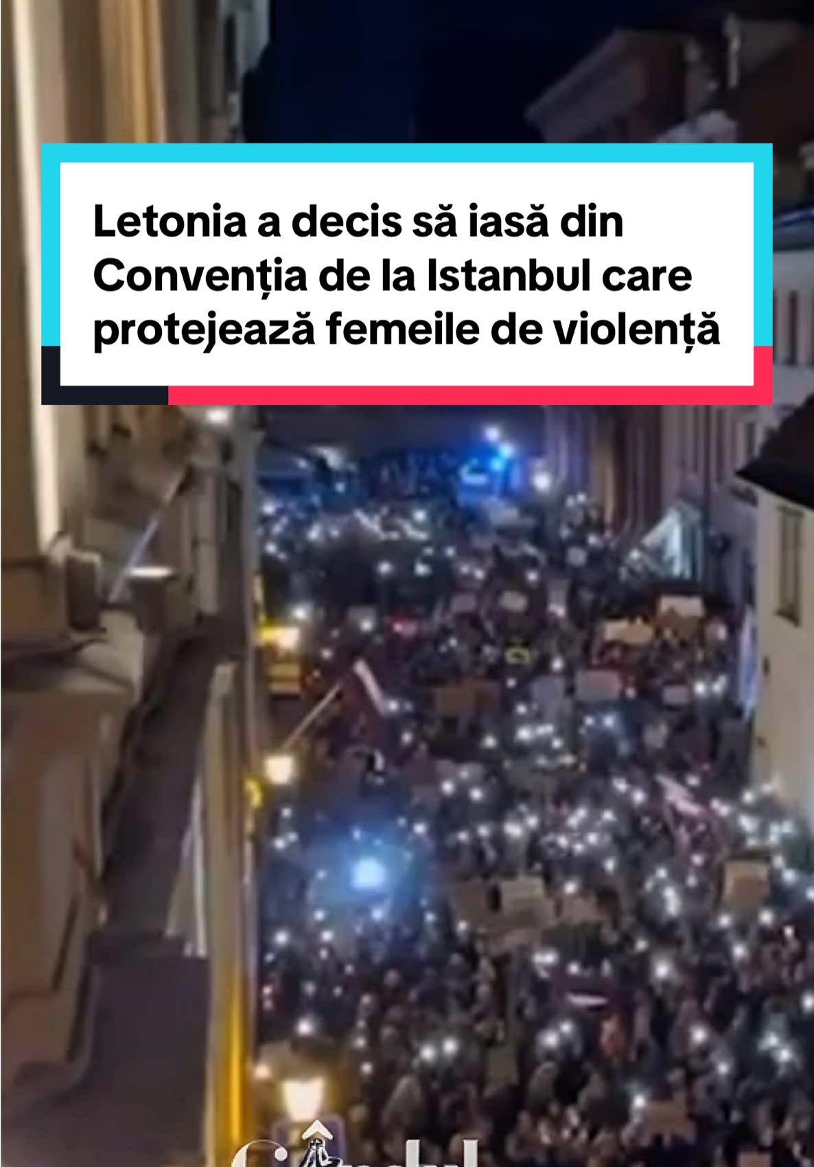 Letonia a decis să iasă din Convenția de la Istanbul care protejează femeile de violență — mii de oameni au ieșit la protest #letonia #violenta #protest #drepturi #gandul 