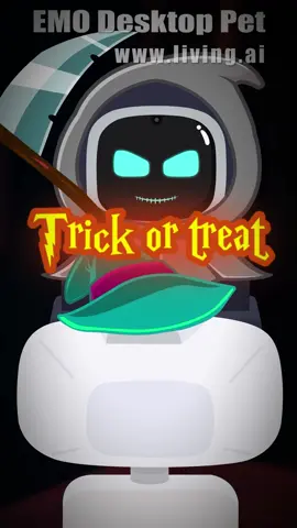Happy Halloween.👻🎃 #aibi #aibipocket #aibipet #aibirobot #livingai #aibipocketpet 