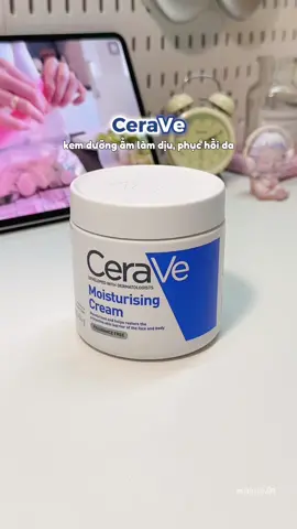 Kem dưỡng ẩm lành tính dành cho da khô, bong tróc vào mùa đông #kemduongam #cerave #moisturisingcream #skincare #beauty 