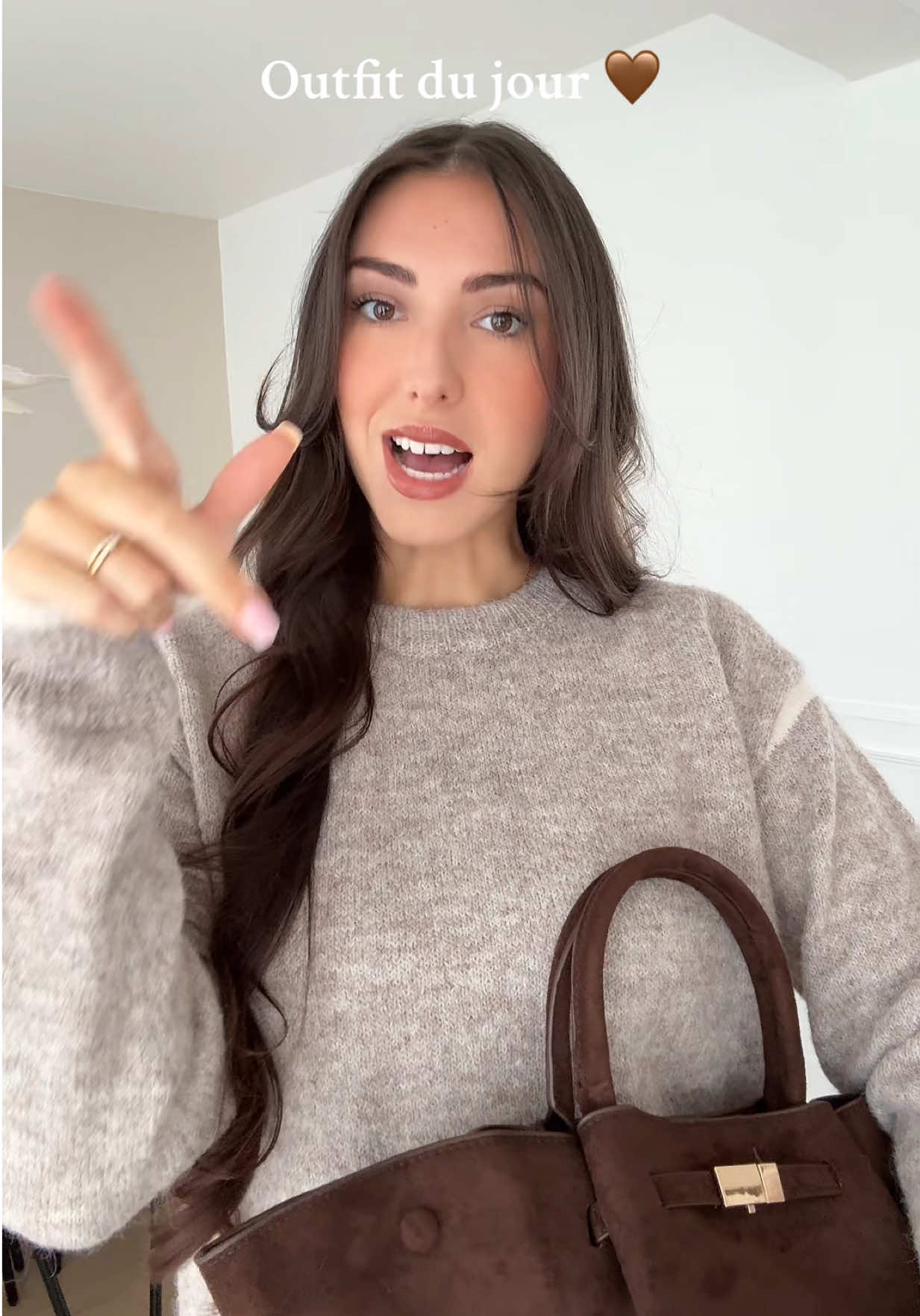 Beaucoup trop in love de mon nouveau sac 🫣🤎