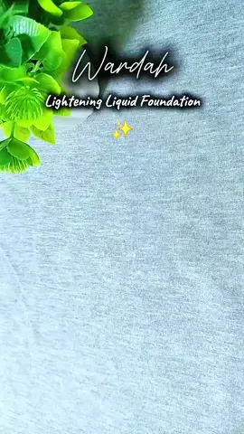 ✨️ Kulit cerah dan flawless,tapi nggak mau ribet dengan foundation berat ➡️ Solusinya ada di Wardah Lightening Liquid Foundation, teksturnya yang super ringan,gampang diratakan dan hasilnya natural sehat. ✨️ Yuk cobain sekarang! ❤️ #WardahLightening #WardahFoundation #WardahBeauty #FlawlessWithWardah #MakeupCerahAlami 