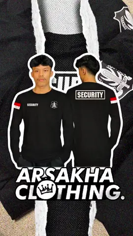 Profesiku yang bikin warga aman dan nyaman🙌🏻 #security #satpam #satpamindonesia #kaosdistro #viral 