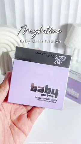 Maybelline baby matte cushion shade 118,5. So smooth like baby skin 😍 #WeAreMaybelline #CushionBabyViral #BabyMatteCushionID 