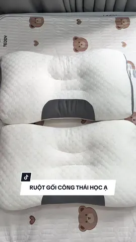 Gối công thái học hỗ trợ cổ vai gáy cho giấc ngủ ngon #xuhuong #goicongthaihoc #goicongthaihocchogiacngungon #changagoidem #bearthegioidochoi 
