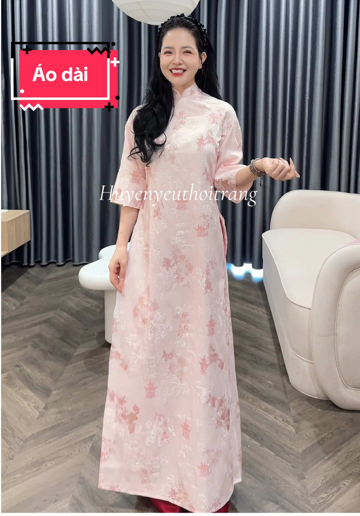 Áo dài xinh diện Tết #xuhuong #aodai 