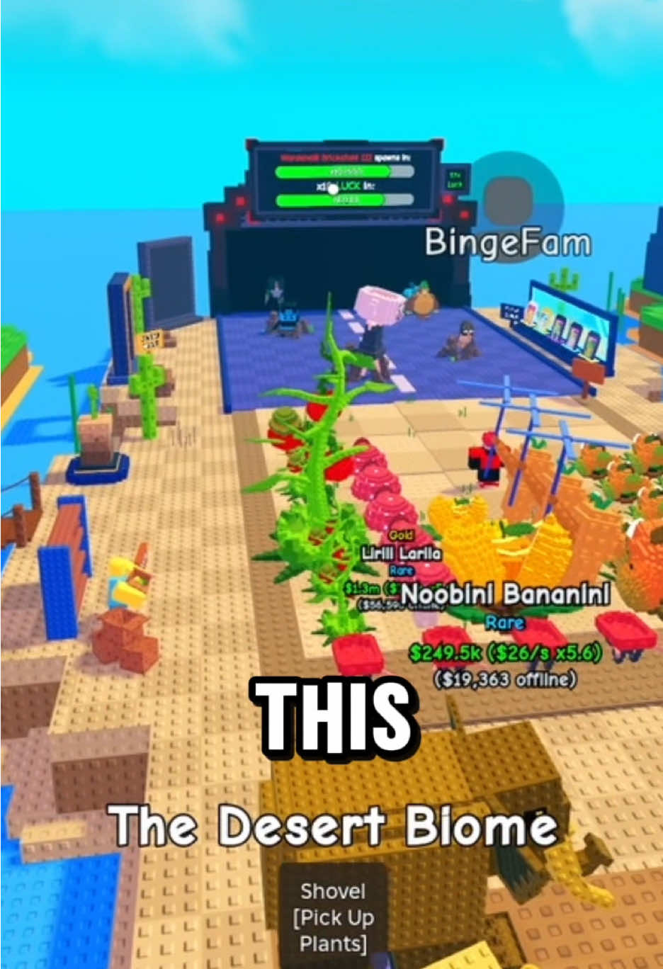 How to unlock biomes in Plants Vs Brainrots! #roblox #fyp #viral #blowthisup #capcut 