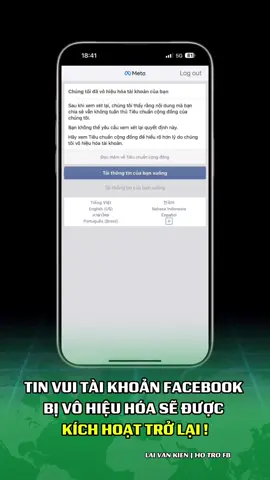 Mở Khoá Fb Bị Vô Hiệu Hoá Chi Tiết #vohieuhoafacebook #dinhchi180ngayvohieuhoa #LearnOnTikTok #thuthuatfacebook #vohieuhoafacebook 