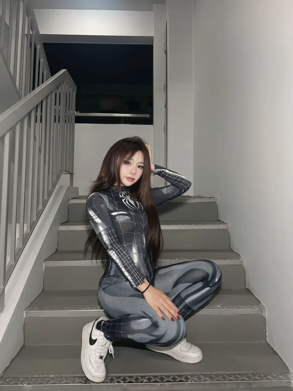 wait i cant shoot webs #sgtiktok #fyp #spidey #halloween 