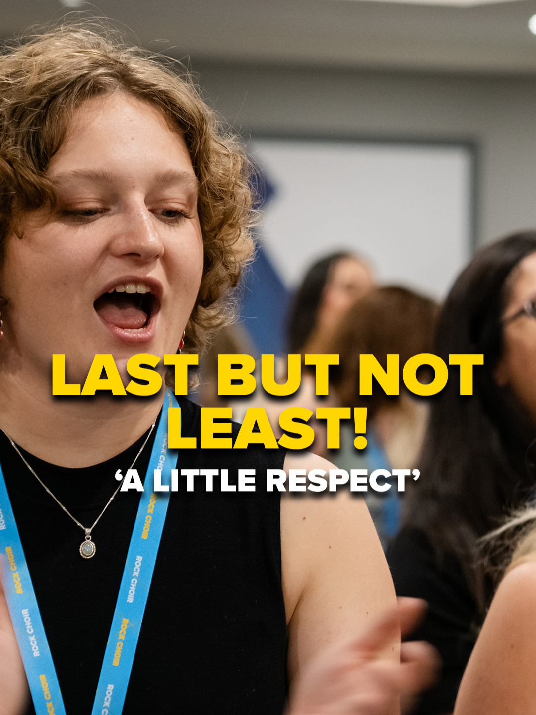 'A Little Respect' - Erasure performance by our amazing Rock Choir Leaders during Rehearsals!  #RockChoir #Erasure #ALittleRespect
