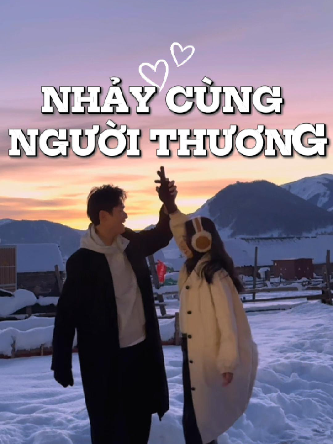 ❄️ Điệu nhảy mùa đông sắp bắt đầu rồi... Hãy cùng người thương nắm tay, nhảy một bản nhạc giữa trời tuyết rơi nhé 💃🤍 #dulichcungmiu #WinterDance #snow #trending #viral