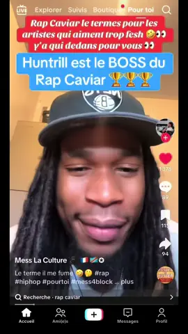 Huntrill est le boss du rap caviar @Mess La Culture 🥷🏾 🇫🇷🇨🇩✪ 🤣🤣🤣 #fyp #pourtoiiii #rapfr #huntrill 