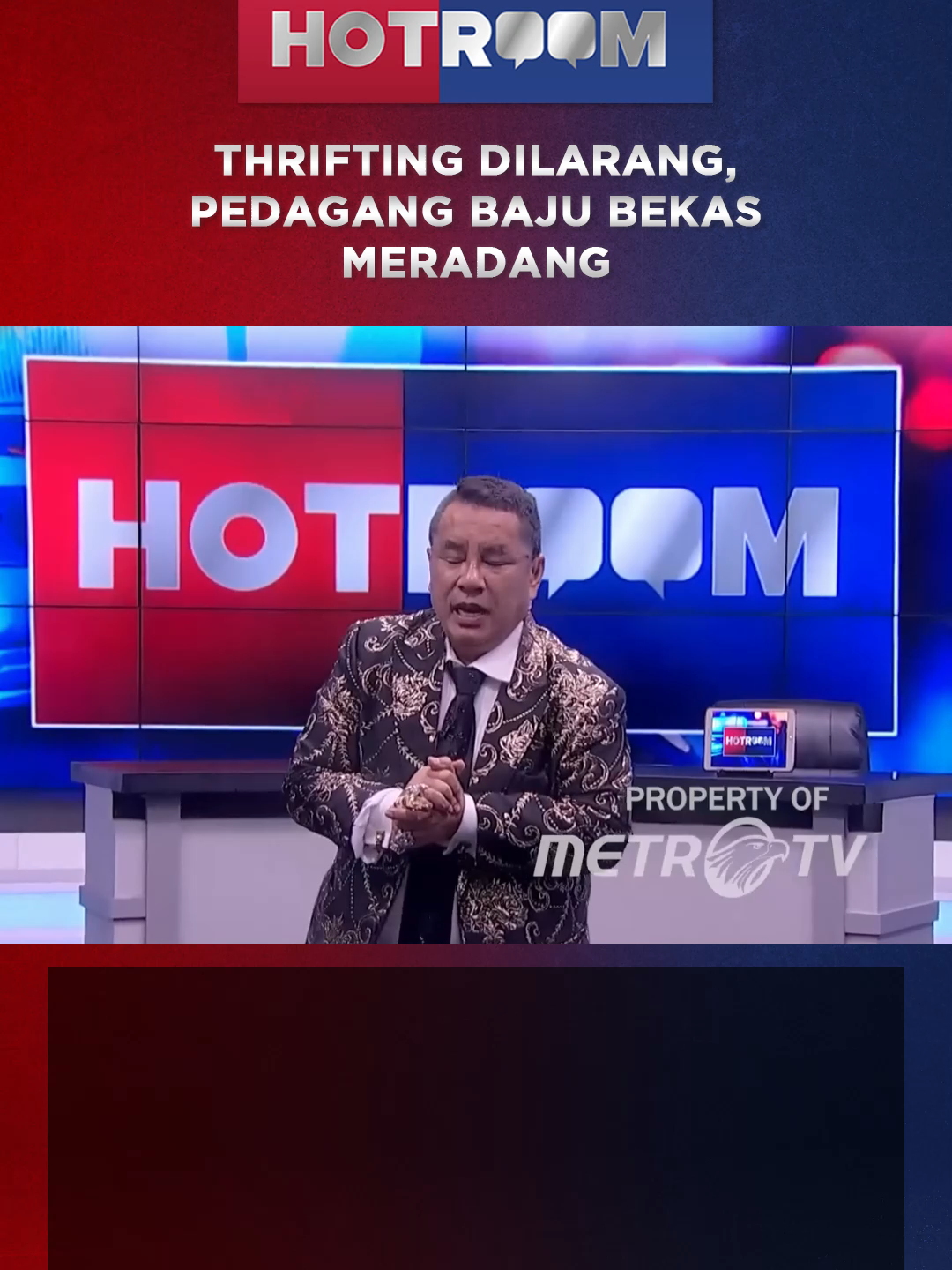 Dalam melindungi industri tekstil dalam negeri, Menteri Keuangan Purbaya Yudhi Sadewa memperingatkan pengusaha yang tertangkap tangan mengimpor pakaian bekas secara ilegal dalam jumlah besar akan dimasukkan ke dalam daftar hitam. Namun rencana tersebut justru membuat pedagang thrifting mulai kelimpungan. Stok menipis, kapal pemasok sudah disetop, dan arus pembeli terancam ikut menguap. Saksikan #HotroomMetroTV episode 