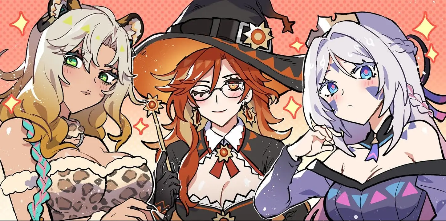 Halloween in Natlan🤣 By Fishchunk88 #genshin #GenshinImpact #genshinimpact33 #genshinimpact34 #genshinimpact32 