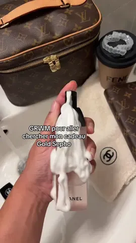 GRWM pour allez chercher mon cadeau Gold Sepho  #Grwm #beauty #sephora #luxe #skincare 