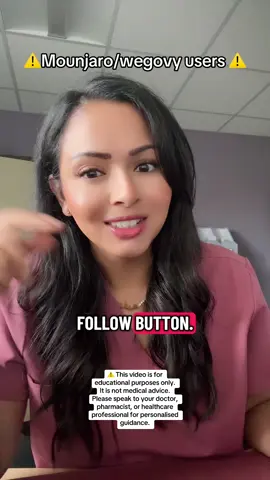 ⚠️ This video is for educational purposes only. It is not medical advice. Please speak to your doctor, pharmacist, or healthcare professional for personalised guidance. #mounjaro #glp1 #fyp #pharmacist  #wegovy 