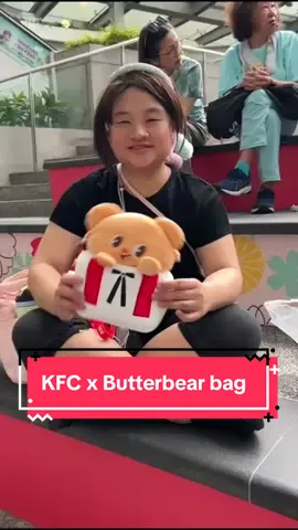 Got my hands on the last merch on KFC x Butterbear. crossbody bag #butterbear #kfc #crossbodybag #kfcxbutterbear #fyp