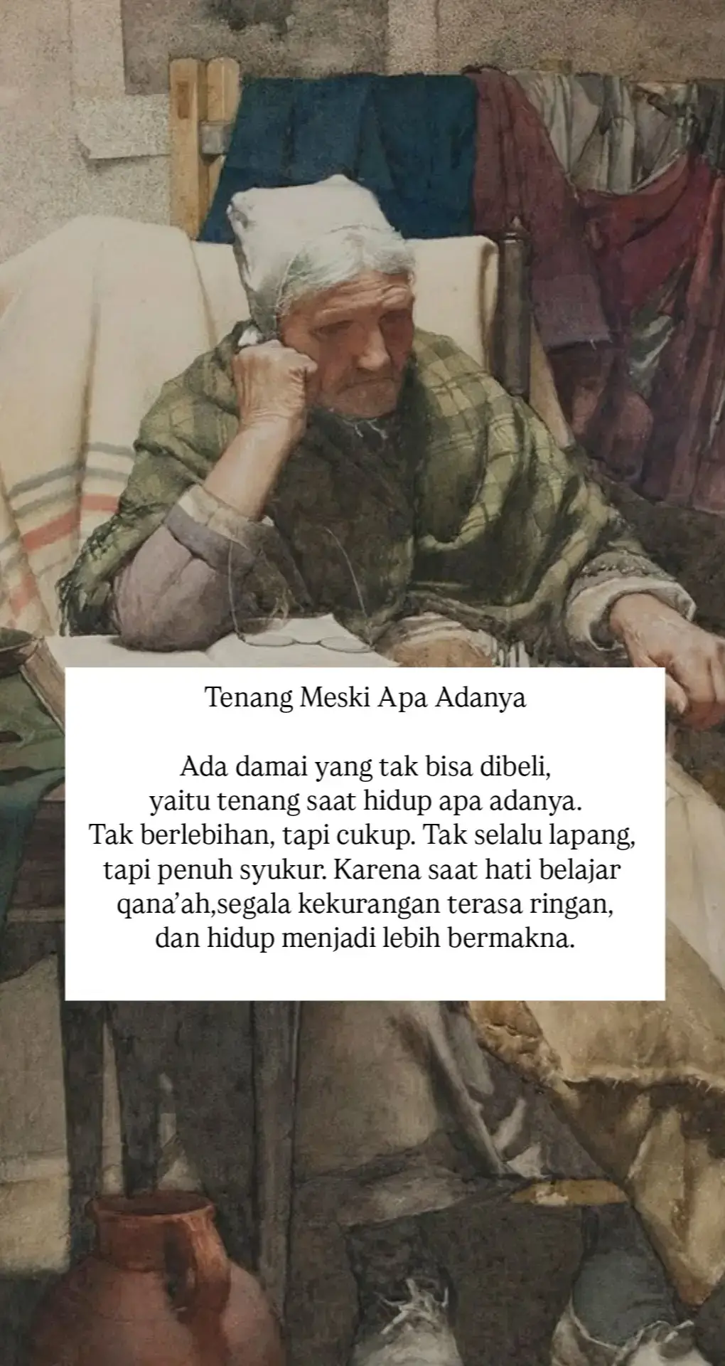 #mutivasihidup #qanaah #merasacukup #janganlupabersyukur #fypage 