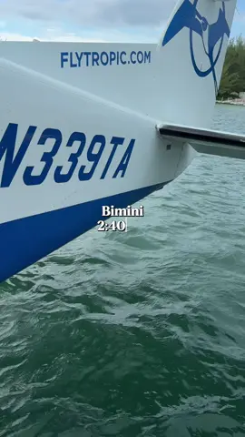 Come #flytropicair from Bimini to Miami #bimini #vacay #fly #fyp