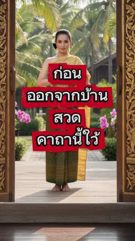 #CapCut #ก่อนออกจากบ้านให้สวดคาถานี้ใว้ 