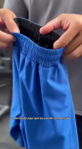 Bermuda Short Compressao 2 em 2 dry fit - Modelo Monster #brazil🇧🇷 