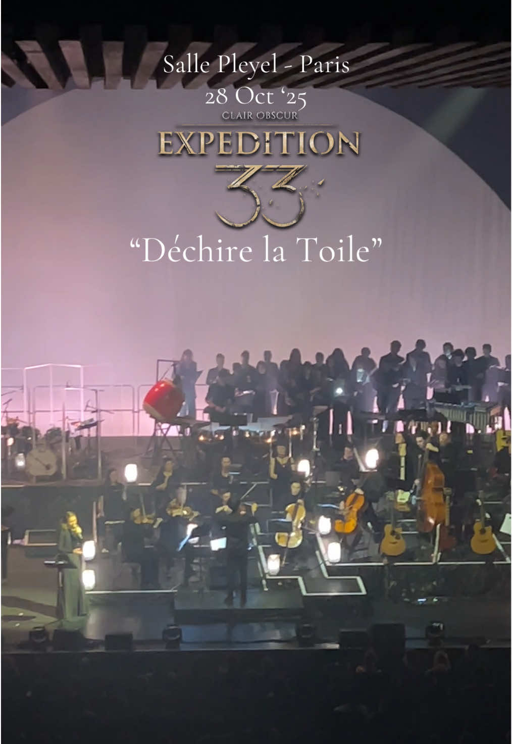 *walks the world map* #clairobscur #concert @Clair Obscur: Expedition 33 @sandfallinteractive 