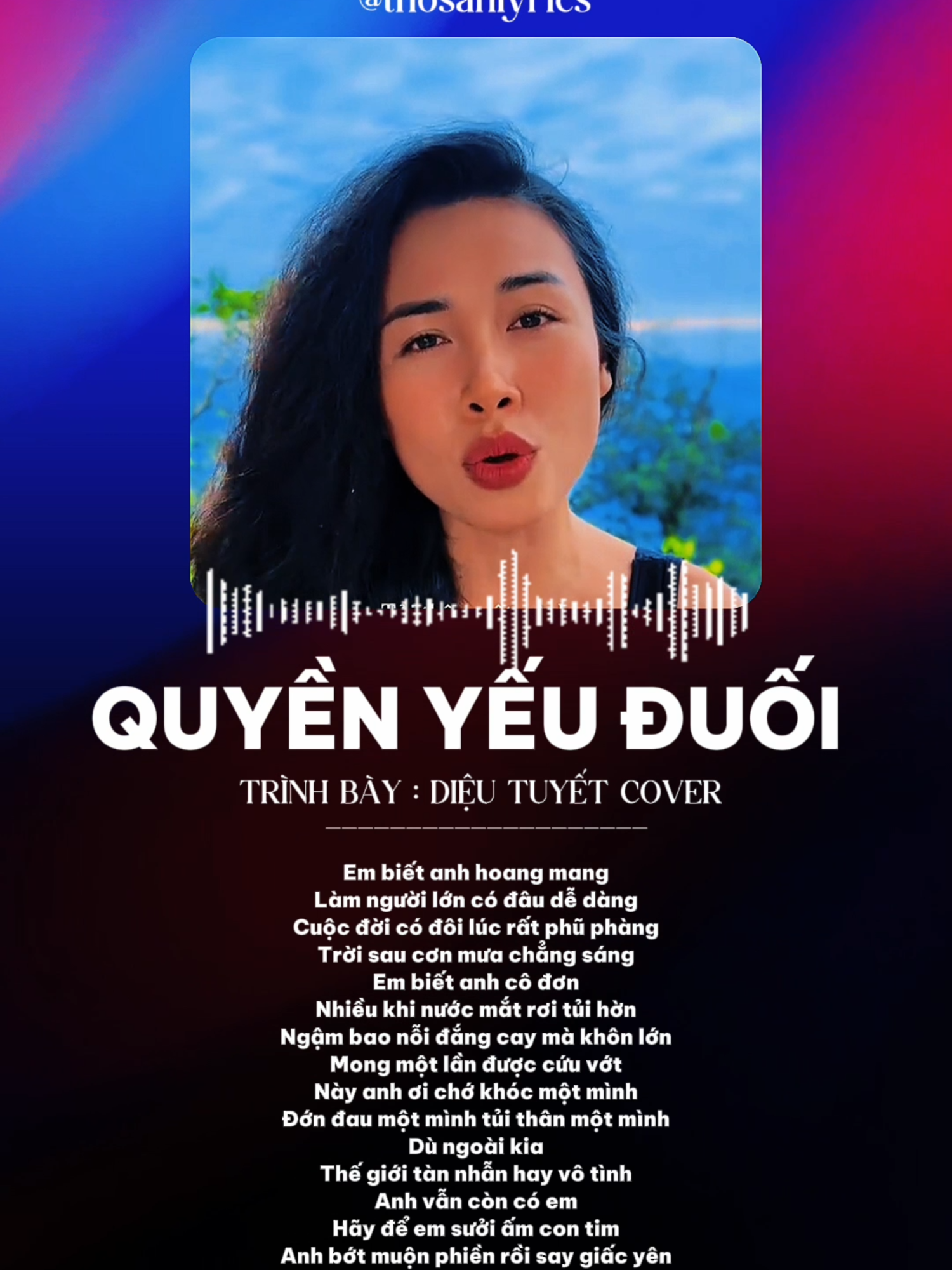 Em biết anh hoang mang, làm người lớn có đâu dễ dàng #vieent #vieentmusic #quyenyeuduoi #dieutuyet #vsounder #thosanlyrics