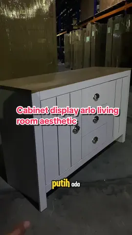 ARLO DISPLAY CABINET LIVING ROOM ✨ #cabinetdisplay #cabinetruangtamu #cabinetaesthetic #rakbercompartment  #rakserbaguna 