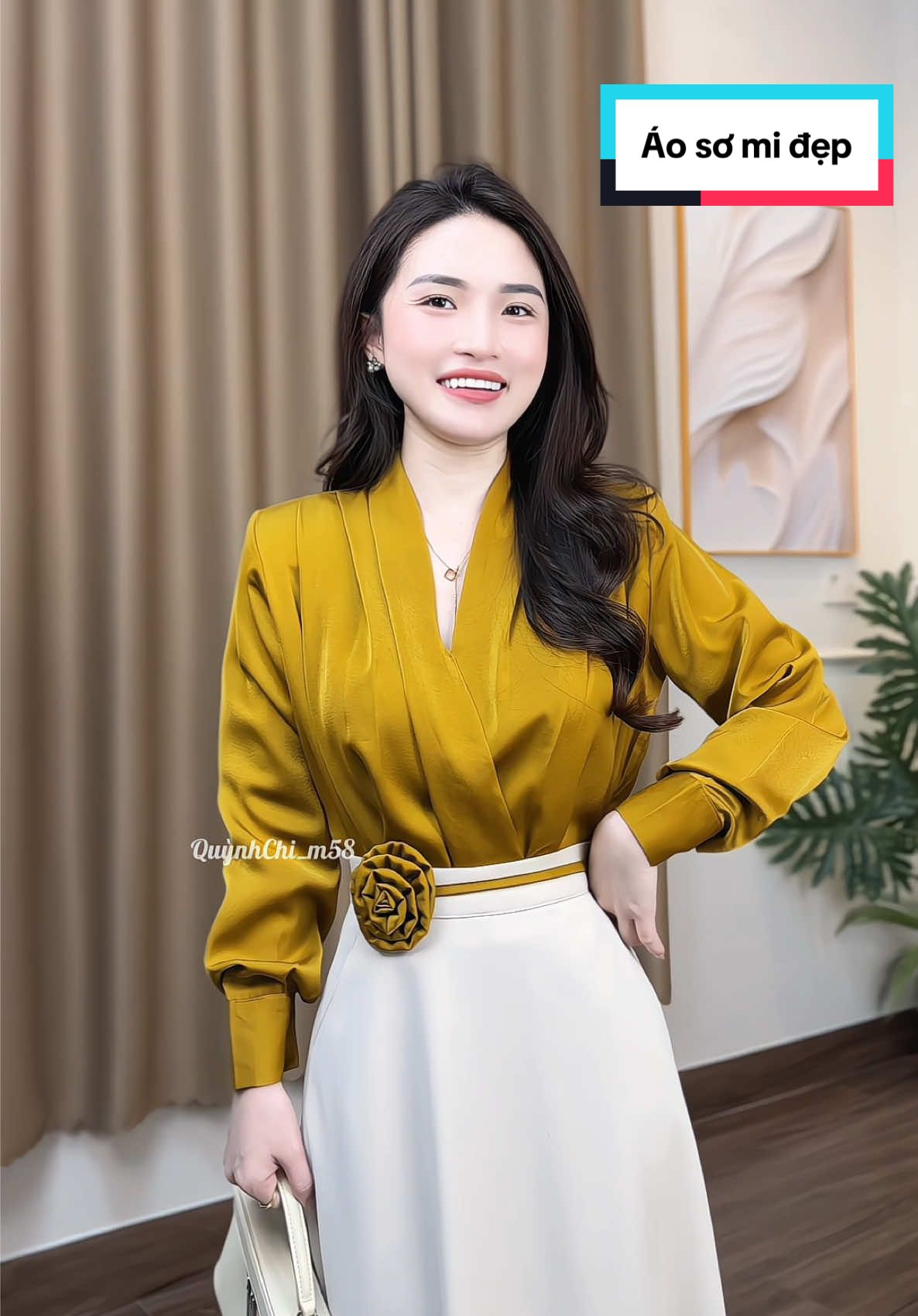 Trả lời @Bảo châu xứ nghệ (mẹ đon thân) Áo sơ mi chất lụa mềm đẹp ạ ##aosomi ##aosominu ##aosomidaitay ##aosomide ##aosomilua 