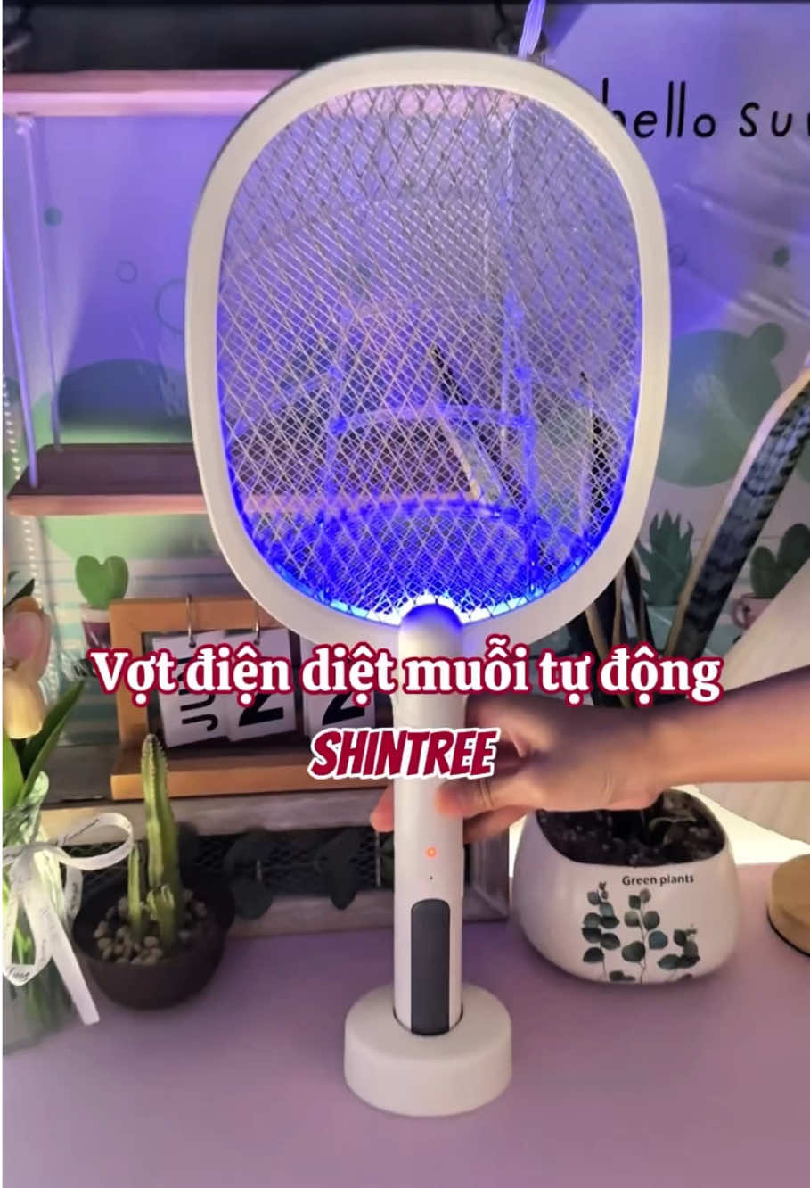 Vợt muỗi tự động Shintree, bắt muỗi cứ phải gọi là siêu nhạy ạ ⚡️ #reviewgiadung #votmuoi #votmuoithongminh #votbatmuoitudong #denbatmuoi 