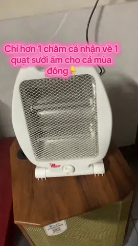 Quạt sưởi hồng ngoại chỉ hơn 1 chăm cá #xuhuong #lenxuhuong #quatsuoi #quatsuoimini #sưởiấm 