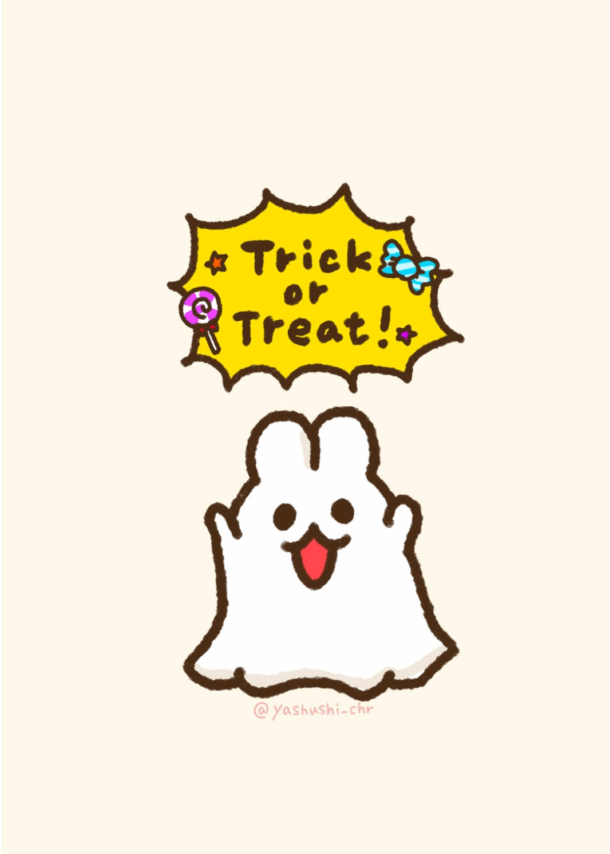 👻🐰🎃Halloween🐰🎃👻 秋の新作LINEスタンプ発売中です🍁🐰💕 ※LINE STORE（Web）から購入すると、ちょっぴりお得に買える場合があるようです😳💡 よかったらぜひチェックしてみてください🌱👽 【📣グッズ情報】  ・毎月家に届くカレンダーサブスク〈月刊レター　やしゅし〉で検索🔍🗓️  ・LINEスタンプ、着せ替え絶賛販売中です🐰❤️  ・SUZURIで小物・アパレル・雑貨など新作追加販売中👚  🔍ご購入方法 ・プロフィール欄→リンクまとめ→各グッズ 🔤Profile → Link hub → Each item よかったらぜひチェックしてみてください🌱👽🐰 #halloween #animation #lineスタンプ #イラスト #rabbit 