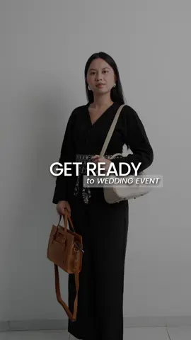 Rekomendasi outfit & bag to wedding event #taskondangansimpleelegan #tasootd 