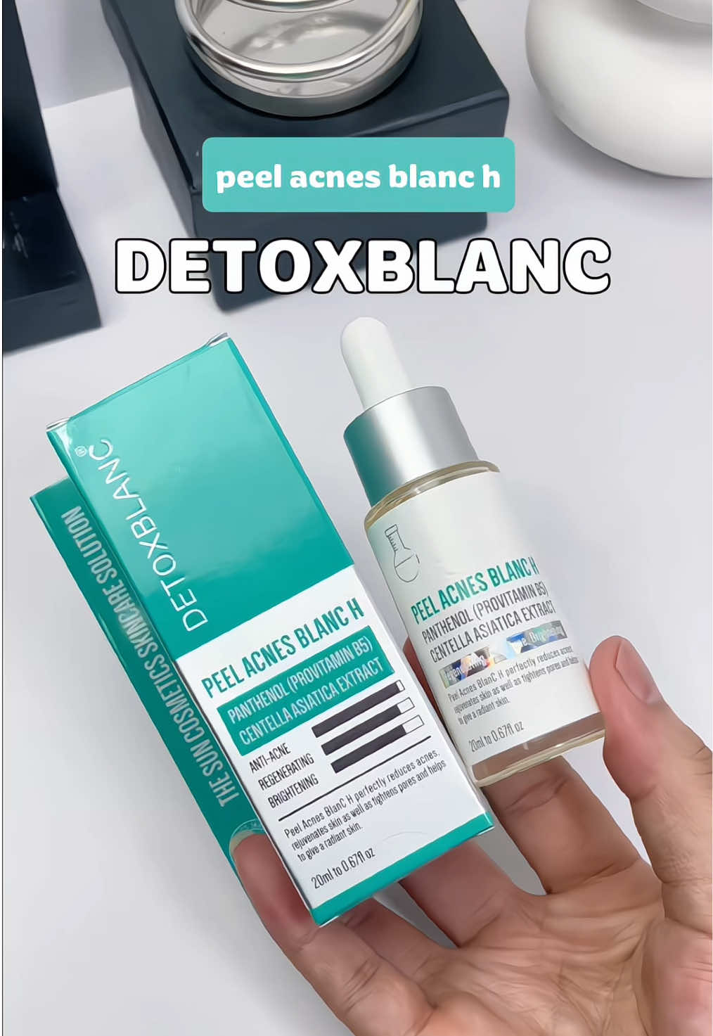 Peel da mụn với DETOXBLANC.#peelda #detoxblanc #trimun #trithammun #xuhuong 