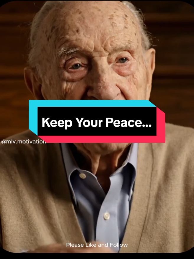 keep your peace, they'll always talk #peace #life #lifelesson #tiktoklifestyle #motivation 