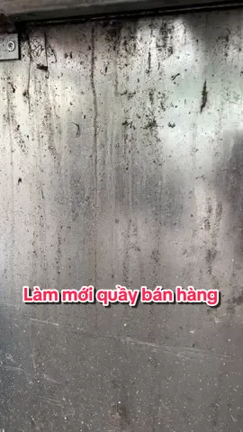 Vệ sinh làm mới quầy bán hàng lâu đời không lau dọn #cleanz #donnha 