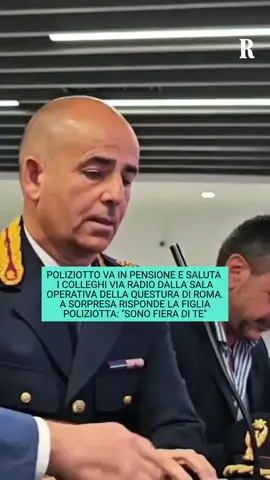 “Ciao papà, probabilmente sono l’ultima voce che pensavi di ascoltare in questo saluto via radio: eppure sono qui per dirti quanto sono fiera e orgogliosa di te. Da ora in avanti non ti preoccupare, proverò io a continuare quello che hai iniziato”. Questo il commovente passaggio di testimone tra un padre e sua figlia. Dopo 35 anni di servizio alla questura di Roma, il primo dirigente della polizia di Stato Moreno Fernandez va in pensione. Durante l’ultimo saluto via radio nella sala operativa, accanto al questore Roberto Massucci, Fernandez ha ricevuto, a sorpresa, l’abbraccio di sua figlia Giulia, che sta frequentando il corso commissari alla Scuola superiore di polizia.