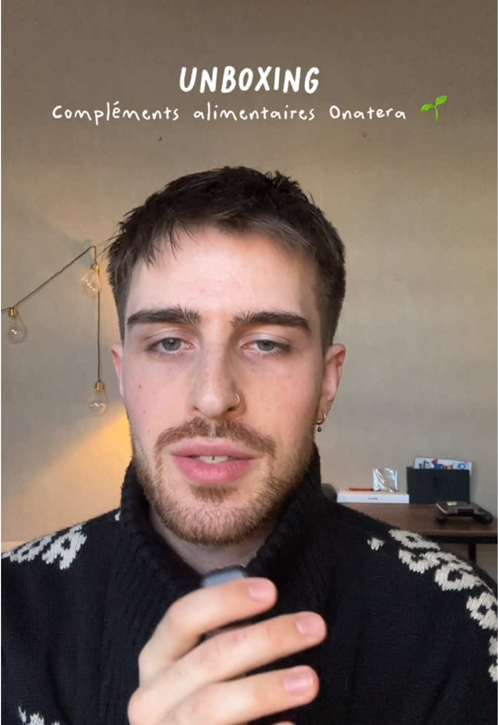 Petit unboxing avec @ONATERA 🌱 Hâte de tester cette petite routine 🫰🏻  #ugc #onatera #complementalimentaire #unboxing 