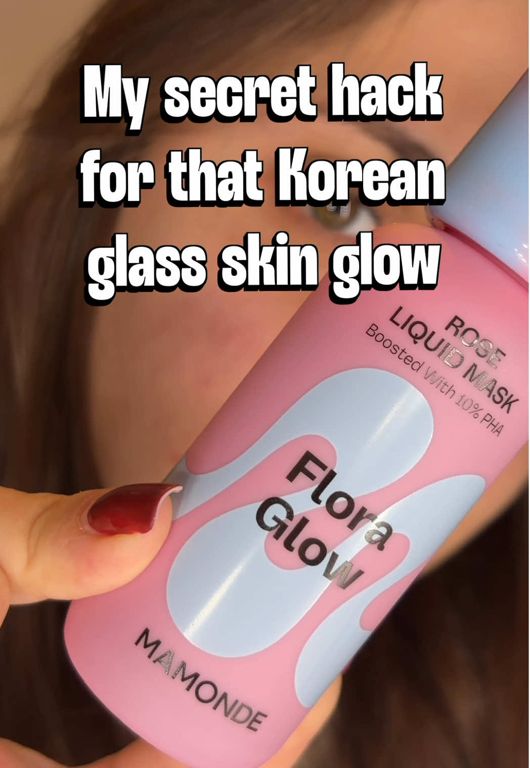 @MAMONDE @mamonde_kr 🌸🫧 #Mamonde #RoseLiquidMask #KBeautyHack #GlassSkin #KoreanSkincare