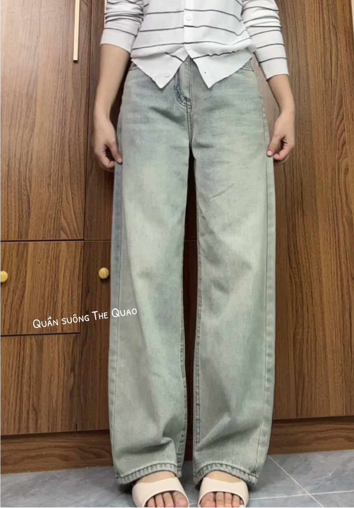 Quần The Quao mix gì cũng xinhh #quanongsuong #thequaojean #thequao #quanxinh #xuhuong 