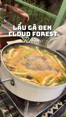 Mãi yêu lẩu gà đen. Lần này có 1 điểm trừ nhỏ là măng hơi cay quá nha 🙂‍↔️ Còn lại vẫn nũng nịu lắm. Các chương trình nên thử nhá #xuhuong #taxua #cloudforest #laugaden #laugadentaxua 