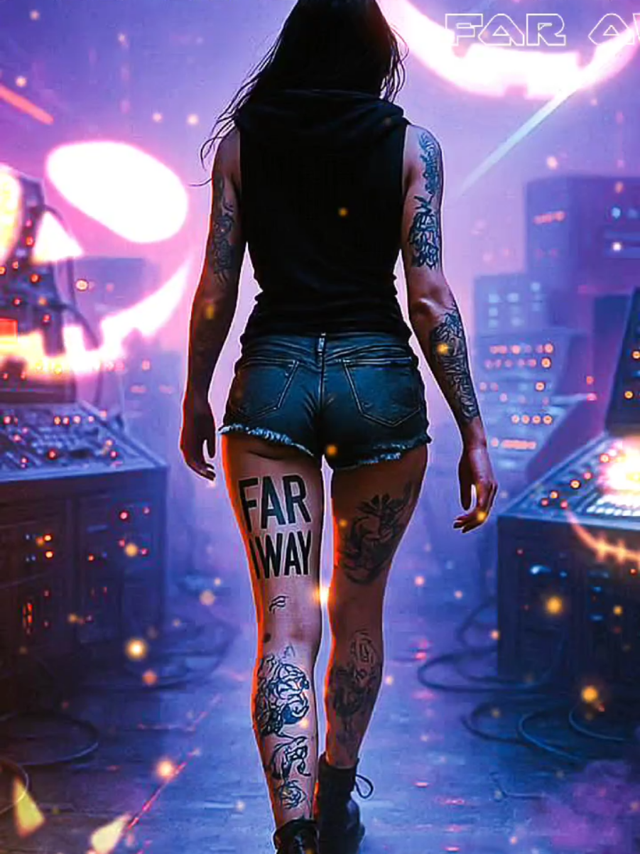 🎃 Halloween vibes 👻 … cette nuit, on s’évade… 🌌 🔊 #FarAway – single électro house 🔥 Sortie le 14/11 ! 💀 Oses-tu t’échapper avec nous ? #FarAway #ElectroHouse #HalloweenVibes #EDM 