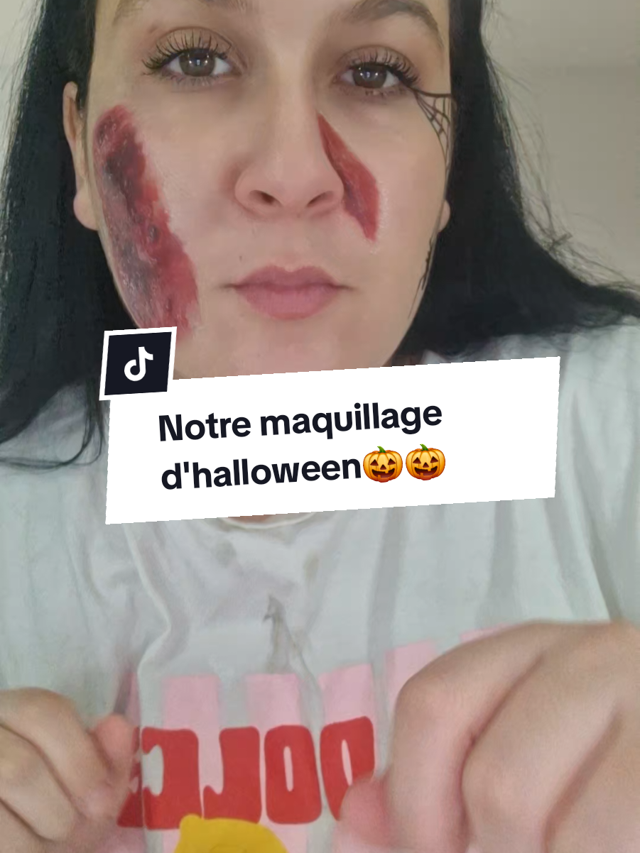 On a fait notre maquillage d'Halloween 🎃🎃 