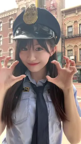 ポリスコスプレかわいい👮🏻🚓 #ポリス #高校生 #ミスマガ 