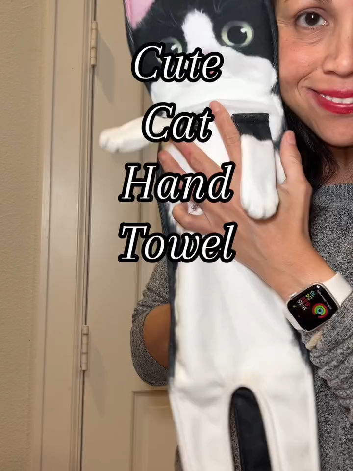 Feels like I’m petting a fluffy kitty every time I dry my hands 😍 Soft, cute, and full of cozy charm!#gifts #giftideas #funny #cat #towel #chicken