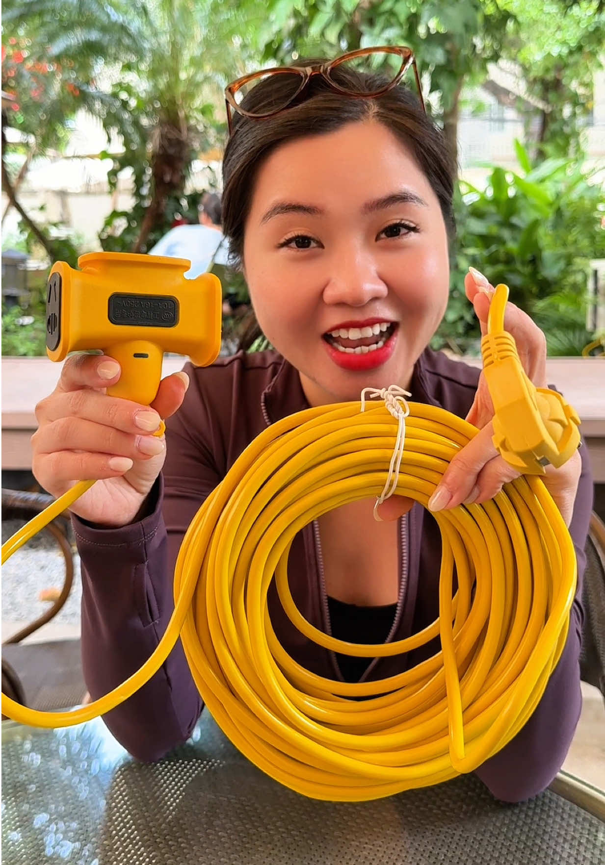 Cuộn Dây Điện Dài  kèm ổ cắm phích đúc. #daydien30m #ocamdien #xuhuong #bongbuongbinh 