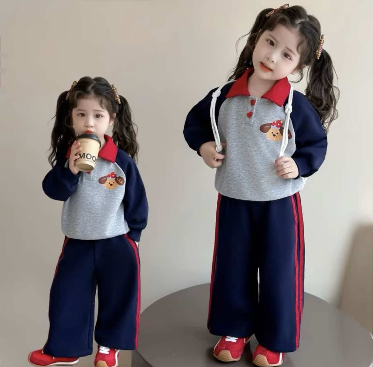 Sét đồ nỉ chơi Noel cho bé quá xinh luôn ạ 