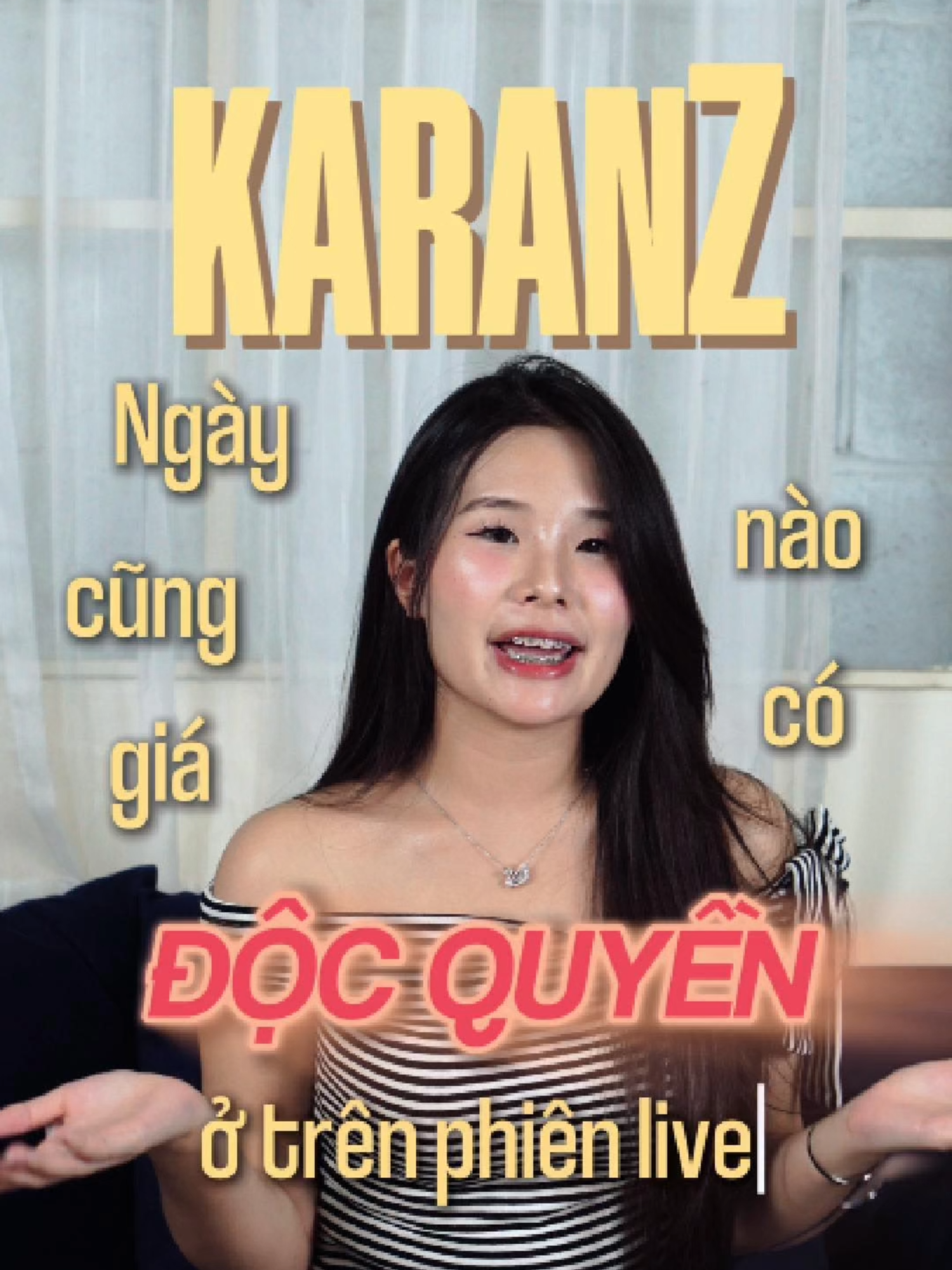 Karanz ngày nào cũng có giá độc quyền trên live 💥 Muốn tóc đẹp – ví vẫn êm, nhớ canh live nha 😉💇‍♀️