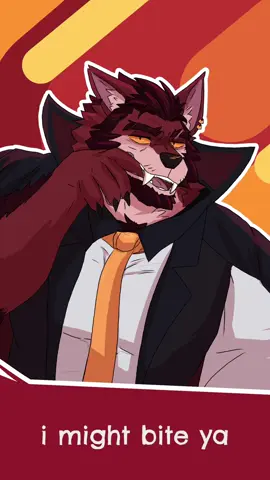 vampire haky because a werewolf would just be redundant  Wanted to try a new way to present my art, hope y'all like it. #furrybara #furry #hakydaki #wolfman 