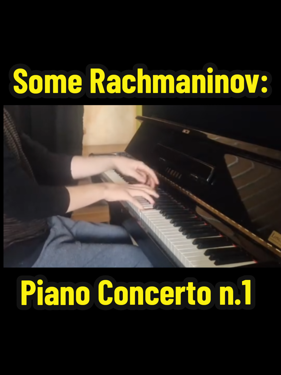 Rachmaninov - Piano Concerto n.1 re-work in progress  #rachmaninov #classicalpiano #classicalmusic #virtuoso  #pianomusic 