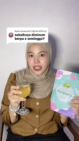 Membalas @P@rtie.Official minumnya sehari 2x ya kak untuk seminggu bisa 14x #tehrimpangbpom #rimpangjsr #jahekunyitlengkuassereh 